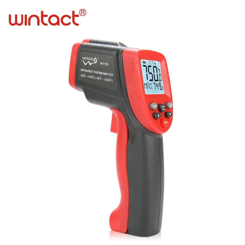 

thermometer digital infrared thermometer temperature meter lcd digital thermometer non-contact free shipping WINTACT WT700