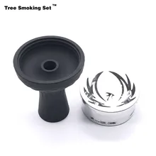 Феникс калоу силиконовый кальян табачная чаша Chicha Narguile Nargile курительная трубка-кальян голова аксессуары Cachimba подарок TWAN0356