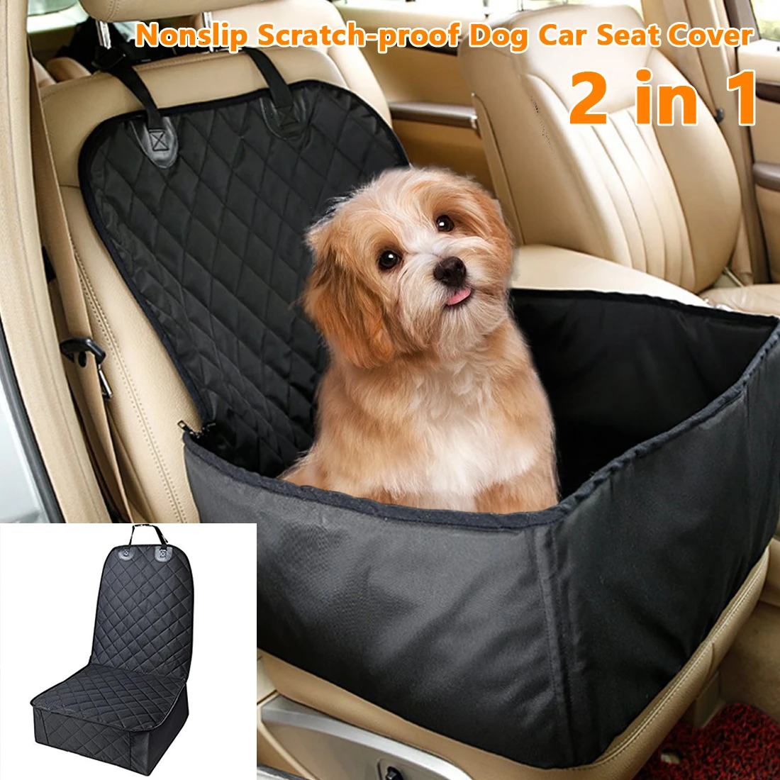 Single Seat Cover Car Side Seat Waterproof Pad Fold Thick Mat Travel