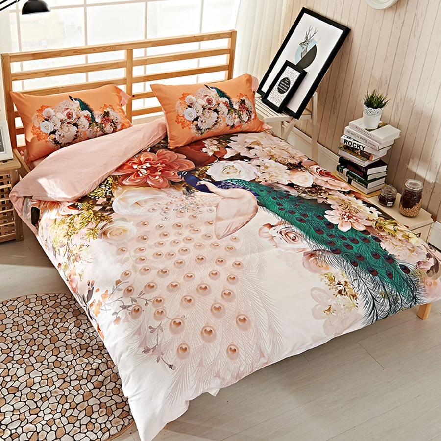 Online kaufen groÃhandel pfau bettdecke aus china pfau bettdecke ...