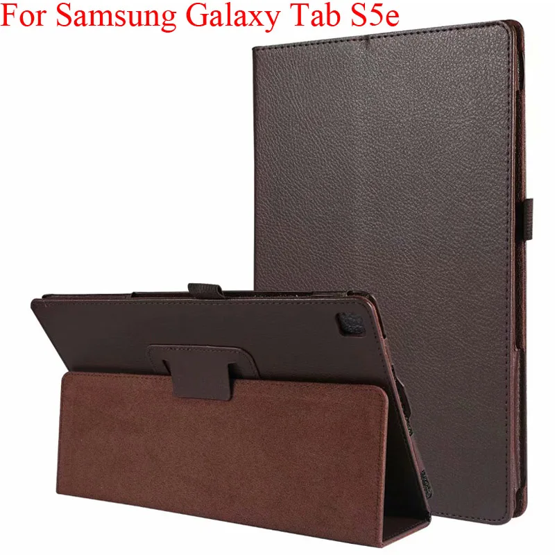 Чехол подставка из искусственной кожи для Samsung Galaxy Tab S5e защитный чехол в деловом