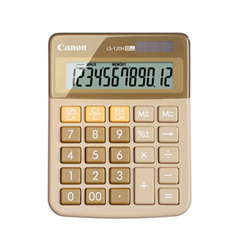 Canon LS-120H калькулятор для бизнеса, офиса, рабочего стола, модный креативный цветной компьютер