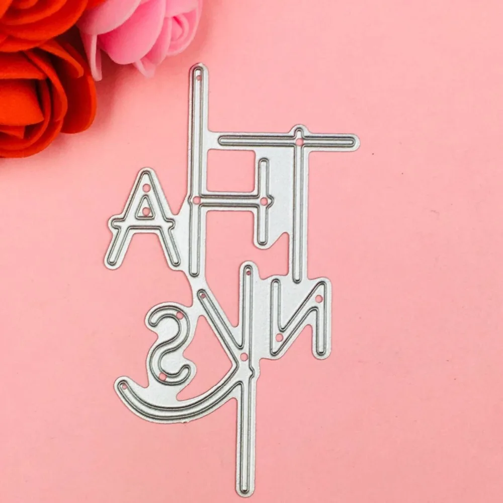 

Thank Cutting Dies Stencils for DIY Scrapbooking/photo album Decorative Embossing DIY Paper Cards