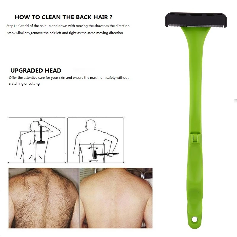 Mini Folding Hair Removal Tool Razor for Men Back Hair Removal Device