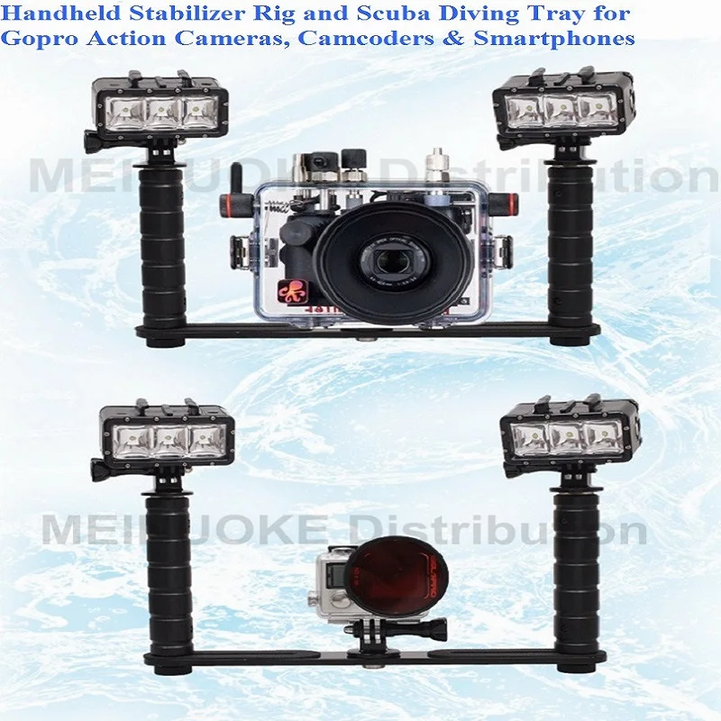 Handheld Handle Hand Grip Stabilizer Rig Underwater Scuba Diving Dive