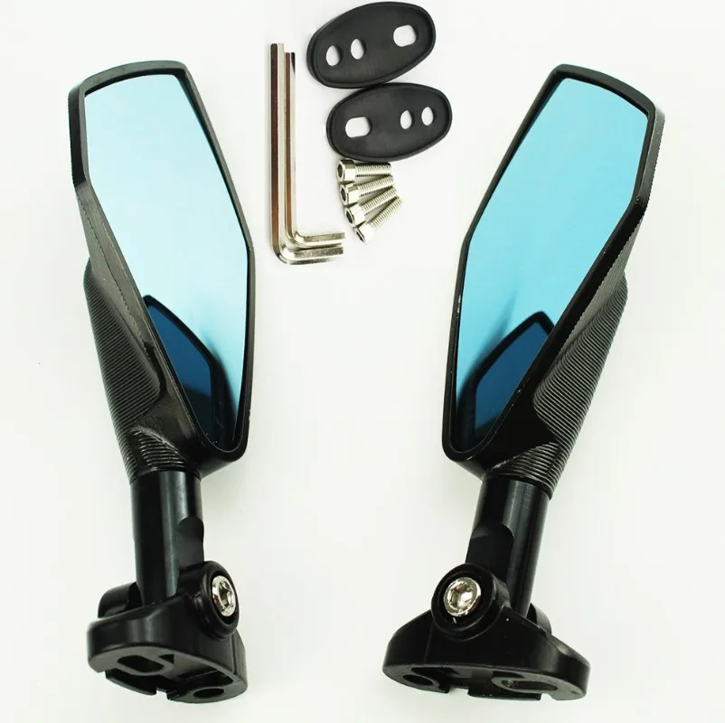 

Universal motorcycle rearview Side mirror Aluminum CNC for Kawasaki ZX6R ZX7R ZX10R ZX14R NINJA650R ER6N Z750 Z800 Z1000 yamaha