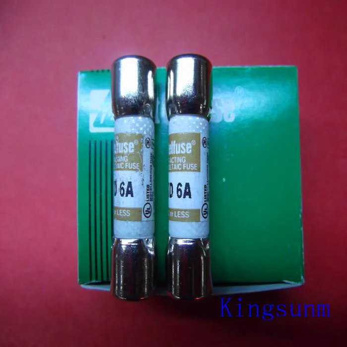 Frete grátis 10 pcs KLKD 6 new genuine Americano Littelfuse fusível/fusível 10*38 6A