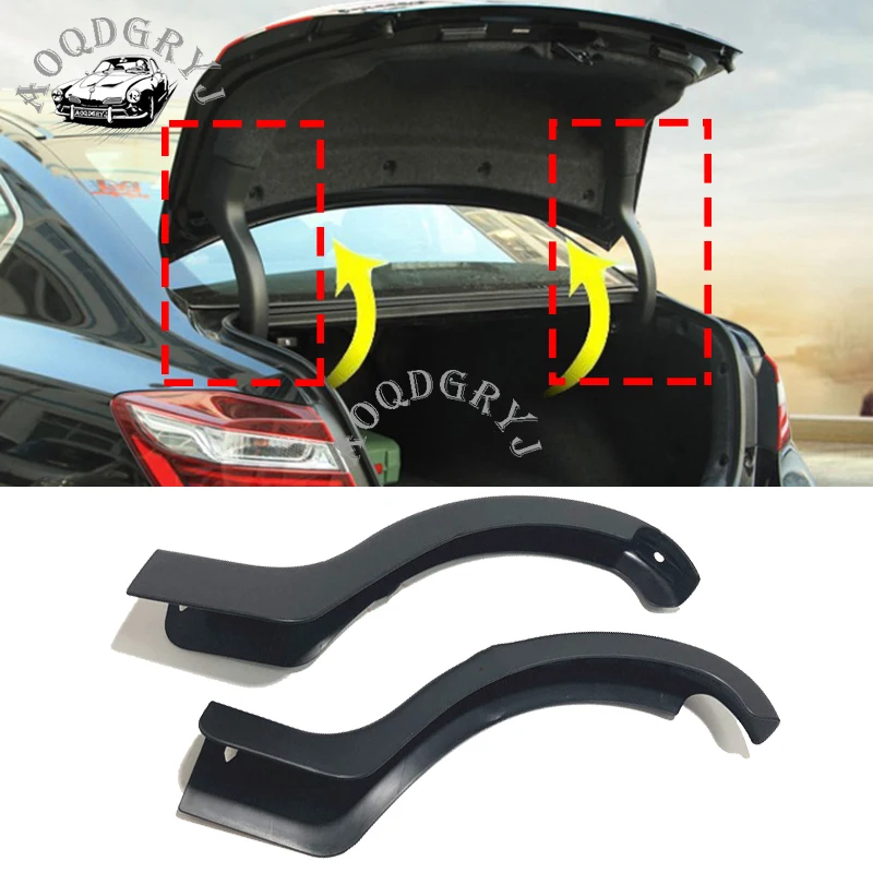 

1 pair trunk arm hinge cover garnish fit For Honda Accord 4DR sedan 2014-2017 Car styling