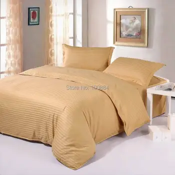 

Yellow color bedding set king size,100% cotton hotel bedding sets,Fitted/ flat hotel bedlinen, king size hotel bedding sets