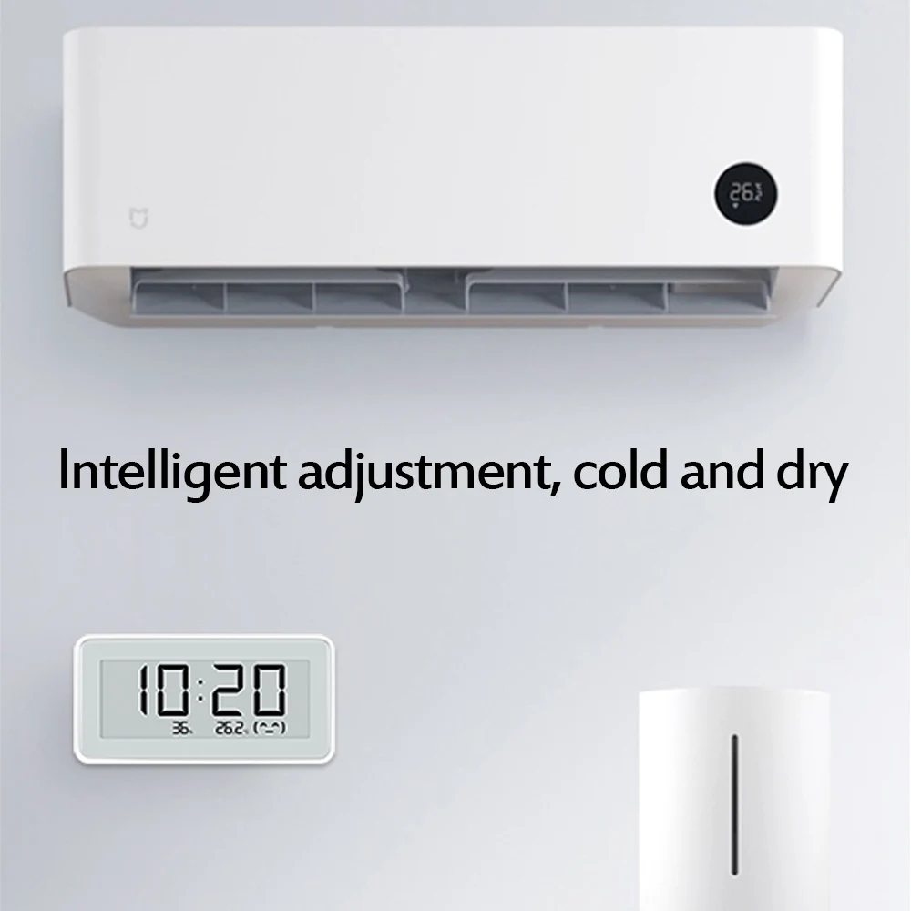 Беспроводные Смарт часы Xiaomi Mijia BT 4 0 цифровые для помещения и улицы гигрометр