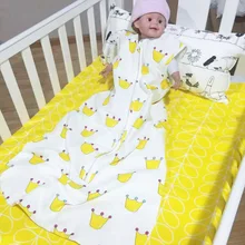 Newborn Sleeping Bag Baby Sleepsacks 2 Layers Sleeveless Sleep Bag For Summer/ Autumn Ins Baby Sleepwear SacksAutu100% Cotton