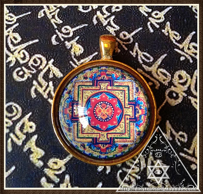 2014 HOT Tibet Nepal style Kannon Buddha bless Necklace Pendant copper silver 15 | Украшения и аксессуары