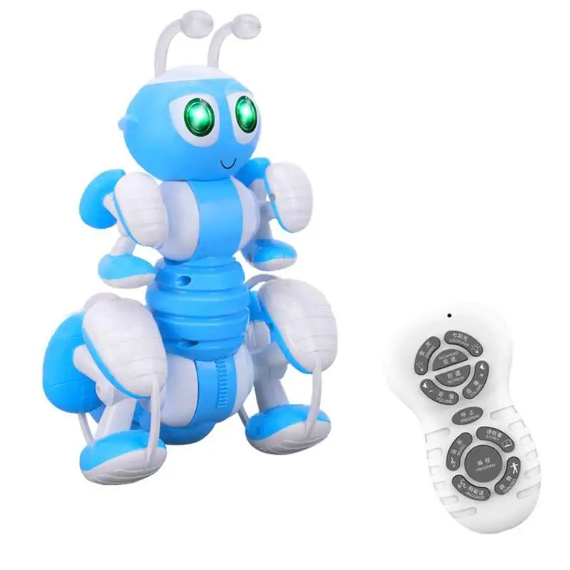 RC муравей Робот игрушка для умный Программирование Фигурки Робот говорящий диалог робот муравей для мальчиков детские подарки на день рождения