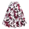 2022 New Arrival Summer A Line Vintage Floral Skirt 50s Pin up Style Rockabilly Swing Skirts Women Retro High Waist Midi Skirt ► Photo 2/6