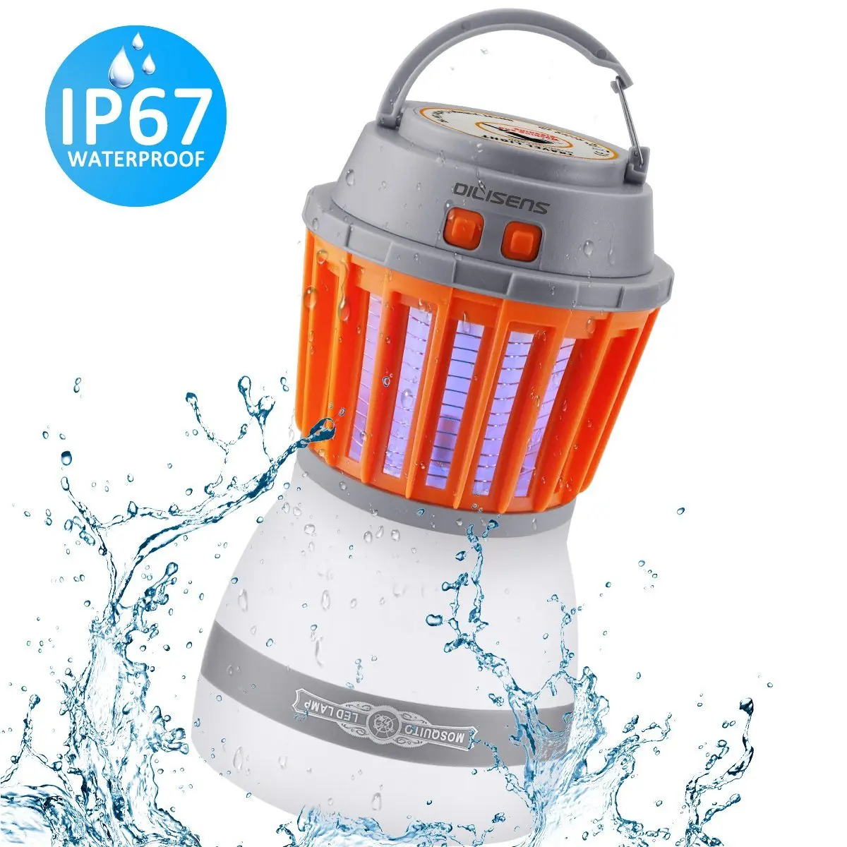 2018 Newest Version Waterproof Compact Bug Zapper LED Lantern Light