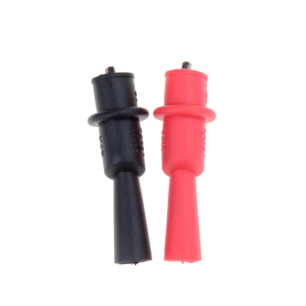 

Quality 2pcs/set Insulated Test Lead Meter Alligator Clip MultiMeter Probe Crocodile Clamp