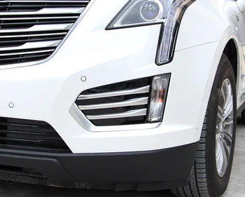 

Car Styling Matte ABS Exterior Front Fog Lamp Light Decoration Cover Trim 6pcs For Cadillac XT5 2017 2018 2019