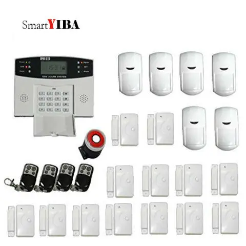 

SmartYIBA English/Russian/Italian etc.Voice Menu Screen LCD Keypad Alarm Home Wireless Security Alarm System Sensors Alarmes Kit