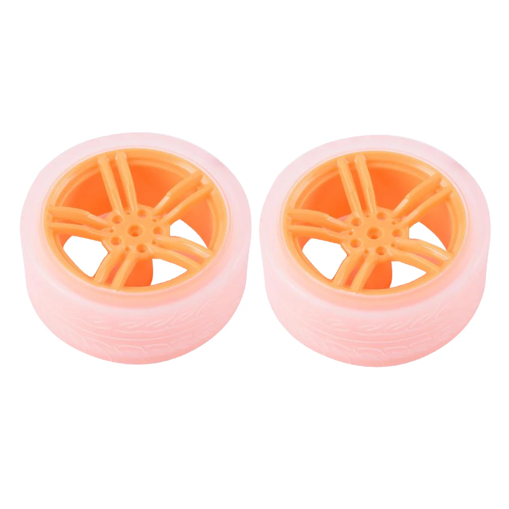 DIY Rubber Plastic Motor Wheel Tyre Tire For Smart Robot Car wheels