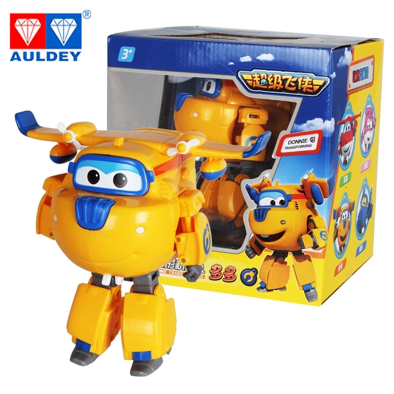 AULDEY Супер Крылья большой 15 см трансформирующий робот JETT DONNIE DIZZY PAUL JEROME ASTRA