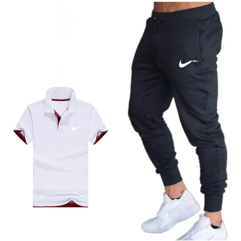 2018 Summer Men Polo Shirts Fashion Tracksuit Men Set Short Sleeve Casaul Slim Fit Sporting Suit Men Tops+shorts 2018 Summer Men Polo Shirts Fashion Tracksuit Men Set Short Sleeve Casaul Slim Fit Sporting Suit Men Tops+shorts