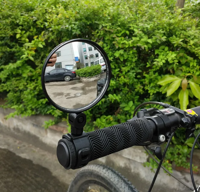 360 градусов Мини регулируемое Велосипедное Зеркало заднего вида руль велосипеда гибкое безопасное зеркало заднего вида