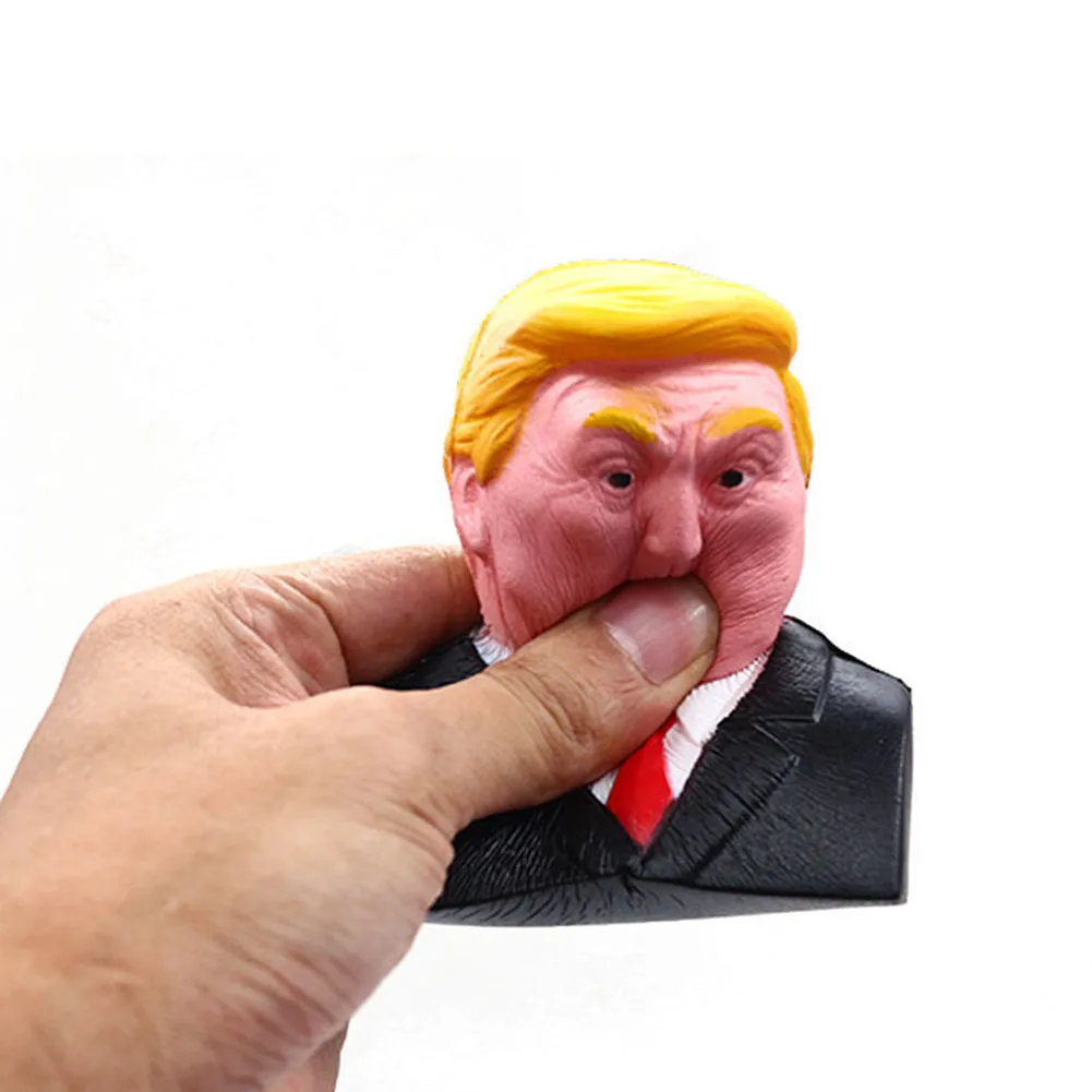 Дональд Трамп стресс мяч для сжимания Jumbo мягкими игрушка Прохладный Новинка давление рельеф дети декорированная кукла Squeeze забавная шутка