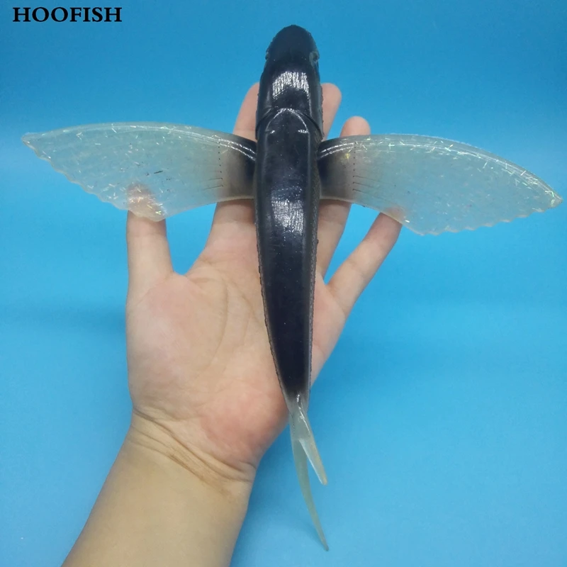 HOOFISH 120 г/22 см летающая рыба приманки бионическая Мягкая приманка для рыбы тунец масло морской самолет Мягкая приманка рыболовная приманка