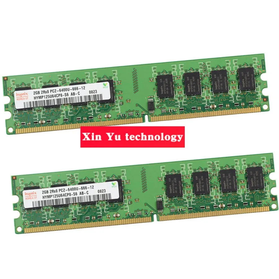 Настольная память пожизненная гарантия для Hynix DDR2 2 ГБ 4 ГБ 800 МГц PC2-6400U 800 2 г компьютер ram 240PIN подлинный