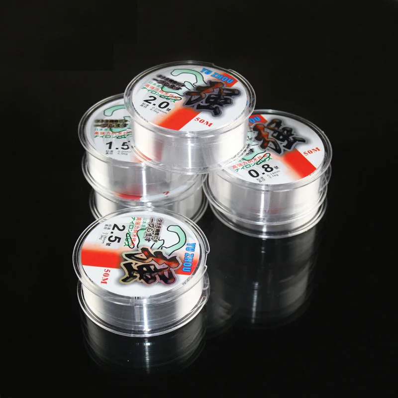

50M 0.6# 0.12 2.4kg coffee RPA Nylon resin Japan nano m strong strand of fishing line fluorocarbon fishing gear main athletics