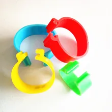 Высокое качество кольцо 25 мм Кольцо пластиковый открытый тип для пряжки курица утка гусь цифровое кольцо для ног