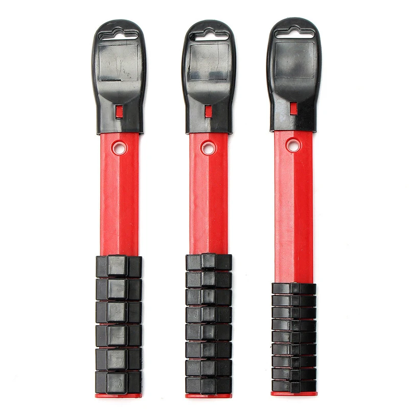 3PCS 1/4'' 3/8'' 1/2'' Socket Rack Holders Self Organizer Rail Rack Tray Storage Plastic