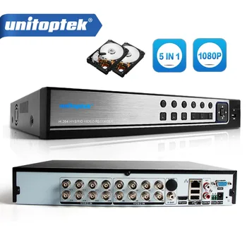 H.264 AHD TVI CVI 16CH DVR 1080P Video recorder Up 2MP AHD Camera Onvif 2*SATA HDD HDMI VGA Playback CCTV Surveillance Security