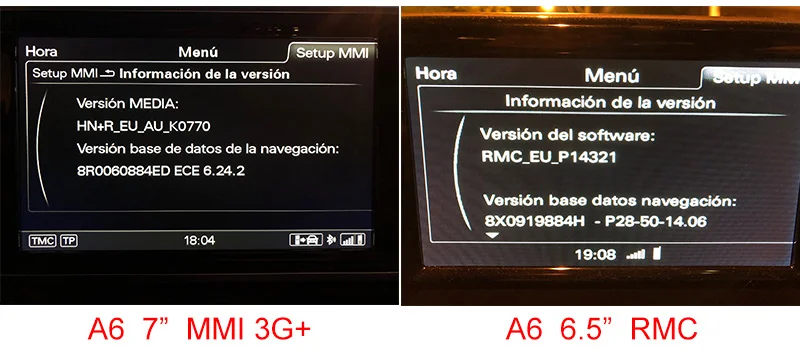 Joyeauto WiFi беспроводной Apple CarPlay для Audi A6 C7 2012- MMI RMC маленький экран 6," 7" OEM Модифицированная Поддержка камеры заднего вида