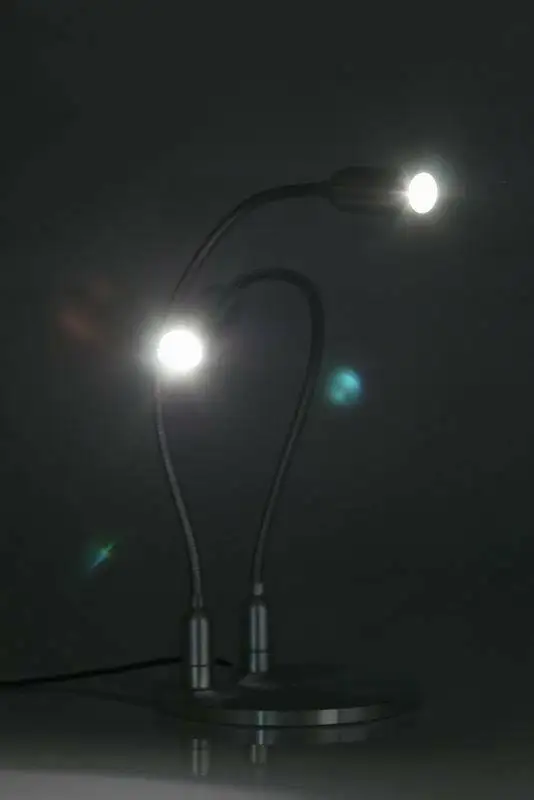 2 головы светодиодный светильник высокой яркости Точечный светильник бестеневая лампа Микроскоп светильник источник переключатель фонаря
