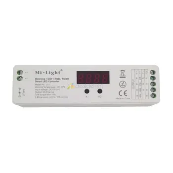 

Mi.light LS1 LED Smart Controller 4 in 1 CCT Dimming RGB RGBW 2.4G and WIFI Wireless Control Input Voltage DC 12/24V