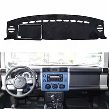 Для Toyota FJ Cruiser 2006 2007 2008 2009 2010 фланель Dashmat приборной панели Крышка Покрытие для приборной панели коврик ковер автомобиль-Стайлинг