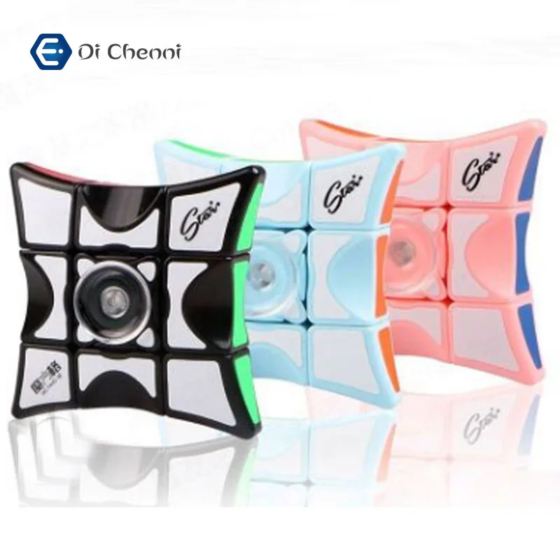 

New type stickerless speed professional Magic Cubes Puzzle fidget hand spinner Children funny Gift sensory autism Toys