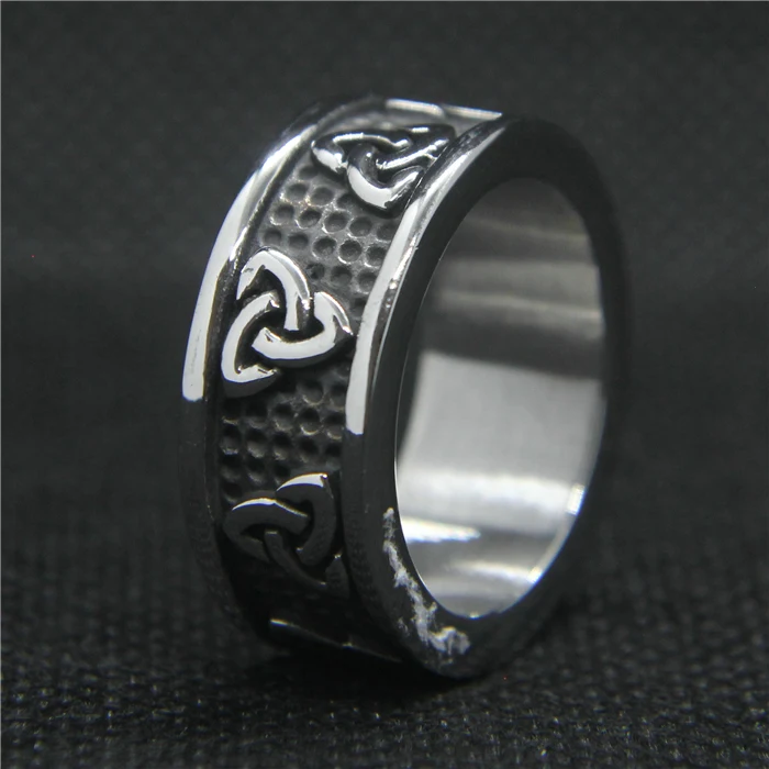 Drop Ship Cool Size 713 Thor Hammer Band Ring 316l Stainless Steel Mens Band Simple Ring