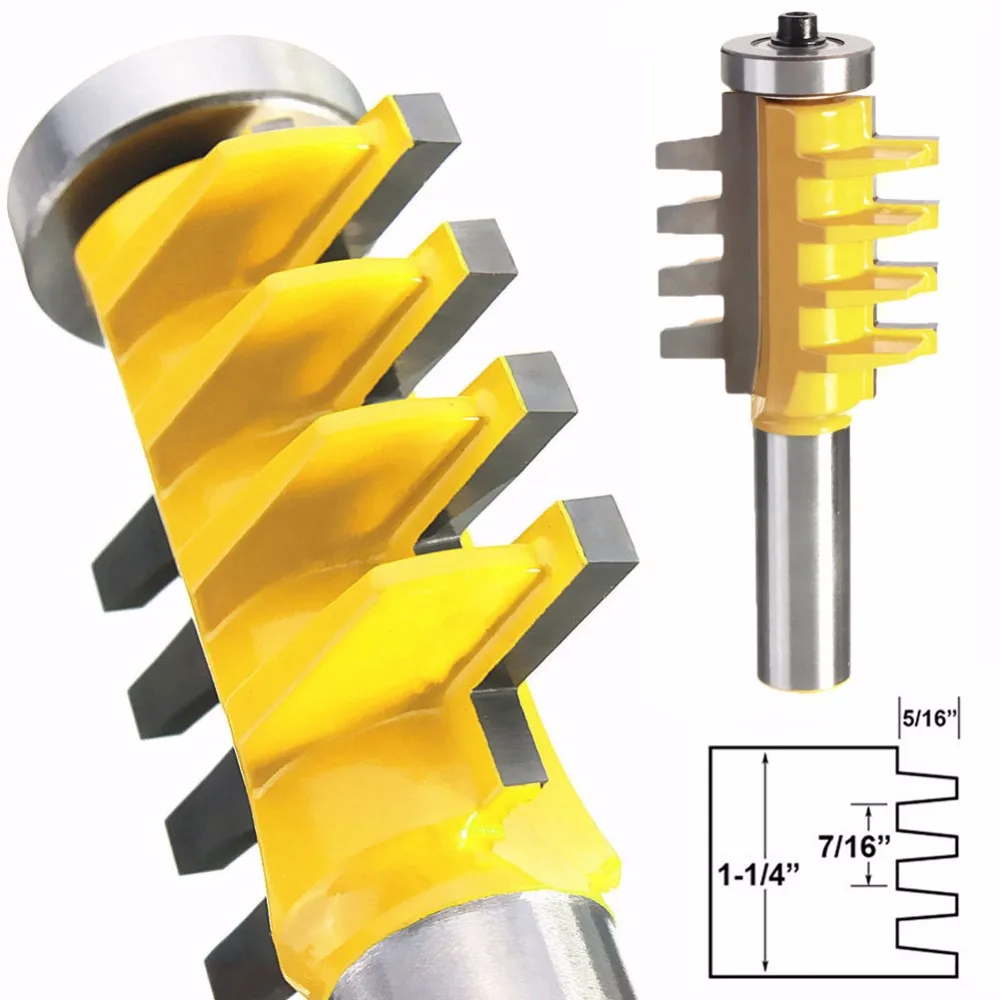 5/1" x 1/2" хвостовик рельса Stile клей шарнир фрезы конусный шип резчик по дереву