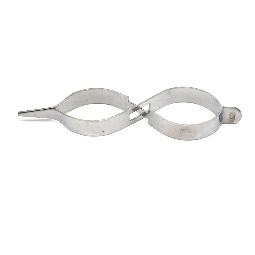 5PCS/lot Jewelry Diamond Silver Holder Clamp Tools Tweezers Cross