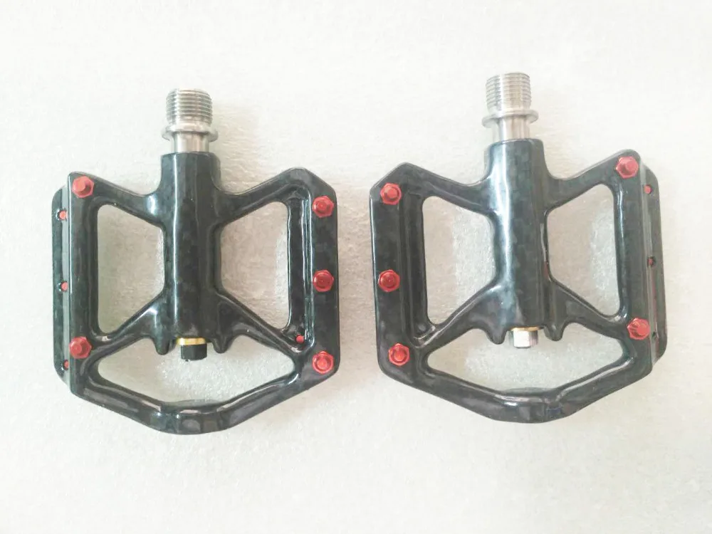 carbono titânio eixo mtb pedais da bicicleta de estrada