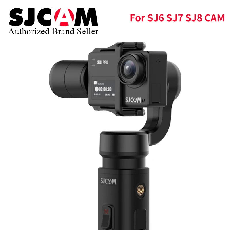 

SJCAM Handheld SJ-Gimbal 2 3-Axis Gimbal Stabilizer Bluetooth Control monopod for SJ6 SJ7 SJ8 Yi 4K Hero6/5/4/3 Sony RXO Camera