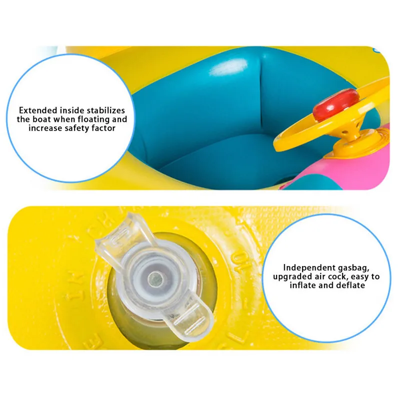 Детские летние безопасности Плавание ming кольца надувной бассейн поплавок с зонтиком Фламинго сиденье лодка воды весело игрушечные л