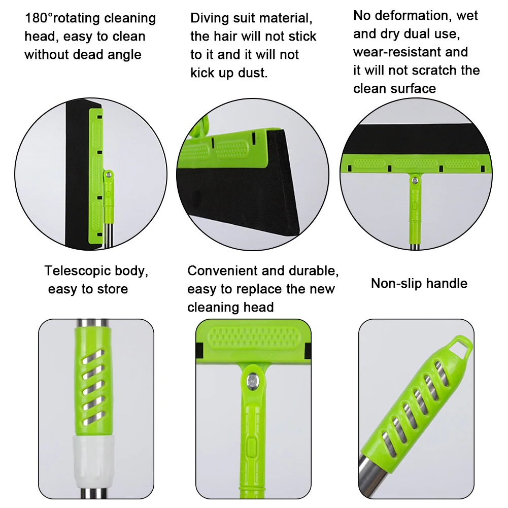 180 Регулировка распыления оконная щетка для мытья стекол стеклоочиститель Многоцелевой Очиститель скребок для мытья дома ванная комната очистка окон автомобиля инструмент