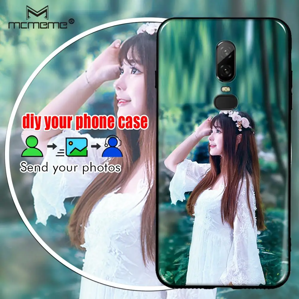 

for OnePlus 7 pro 6 6T CASE Custom Photo Logo DIY Design Soft TPU Back Cover Customized Printed OnePlus 7pro 5T Phone Cases