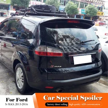 

AITWATT For Ford S-MAX Black Rear Spoiler 2013 2014 2015 2016 High Quality ABS Material Car Rear Wing Primer Color Tail Spoiler