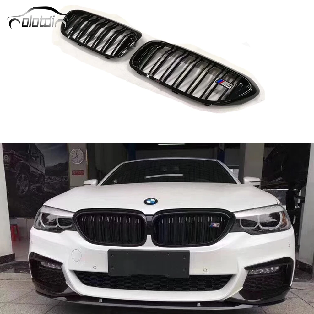 

G30 M5 Style Kidney ABS Plastic Gloss Black Auto Car styling Front Racing Glossy Grill Grille for BMW G30 F90 M5 New 5 Series