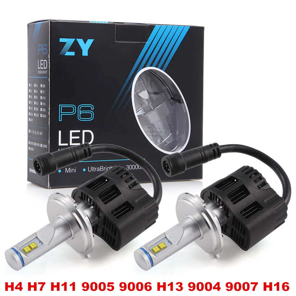 

Best Item P6 110W 10400LM PhilipsLED Headlight Kit Conversion Canbus Bulb H4 H7 H11 9005 9006 H13 9004 9007 H16