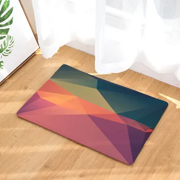 

CAMMITEVER Geometric Kitchen Mat Anti-slip Kitchen Rug Non-Slip Kitchen Doormat